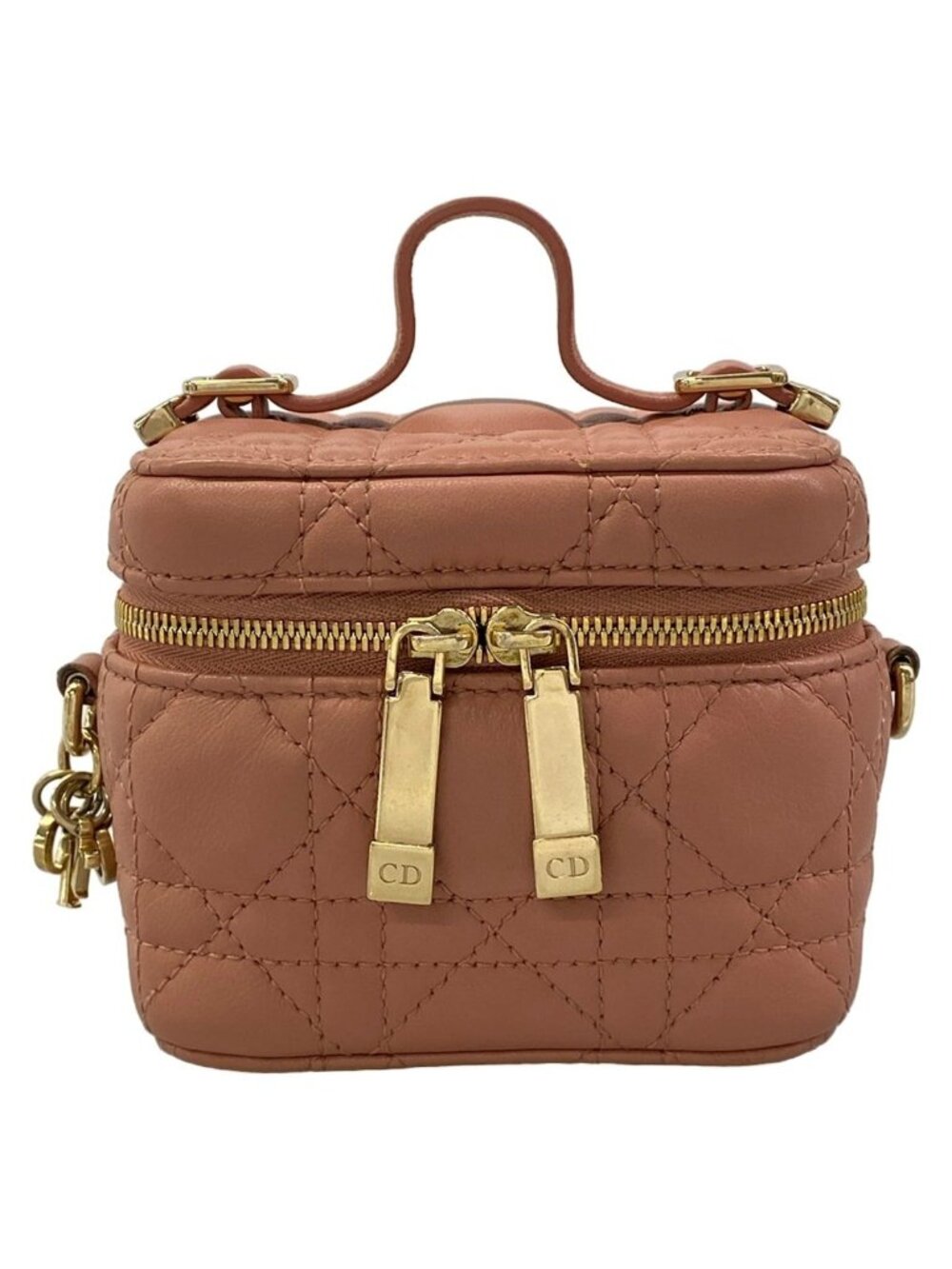 Dior Vanity Bag Lady Micro Pink Lambskin